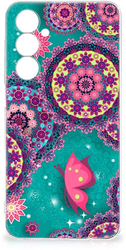 Coque Smartphone pour Samsung Galaxy A54 5G Coque Cercles Et Papillons
