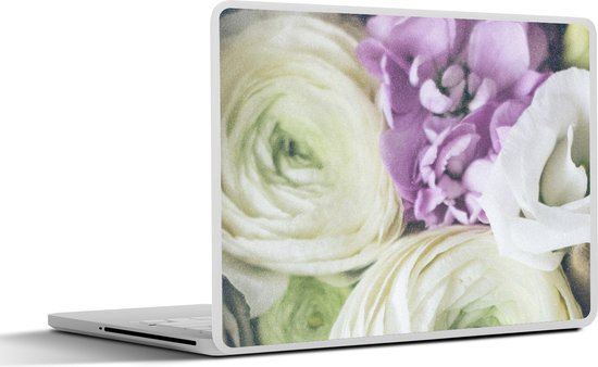 Autocollant pour ordinateur portable – 14 pouces – Fleurs – Roses – Nature – 32x5x23x5cm – Autocollants pour ordinateur portable – Peau pour ordinateur portable – Couverture