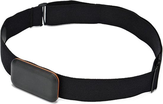 BukkitBow – Sangle de poitrine pour Polar Garmin / Wahoo Tickr – Sangle de poitrine pour moniteur de fréquence cardiaque – Sangle de poitrine universelle – Zwart