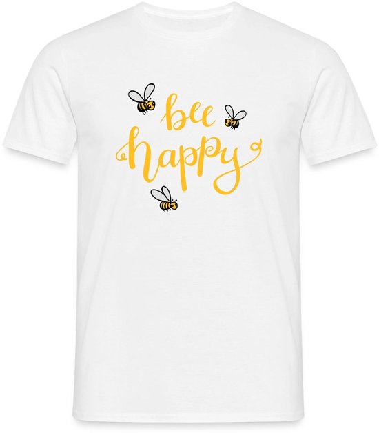 Bee Happy T-Shirt Hommes Abeilles Heureuses