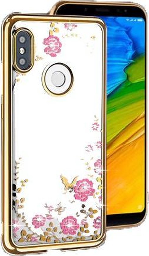 Coque en TPU Crystal Diamond pour DrPhone P Smart 2019 / Honor 10 Lite – Or