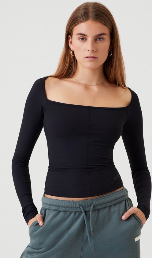 Ballerine à manches longues pour femme Björn Borg Studio – noir – Taille : L