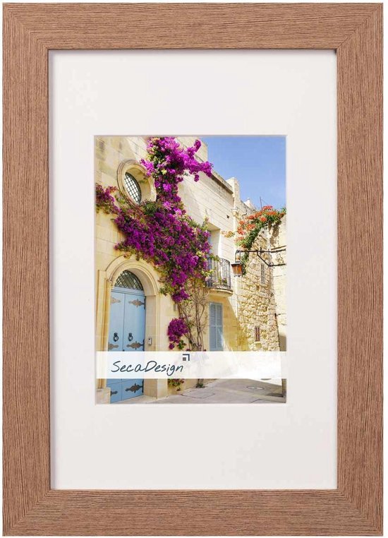 Cadre Photo Forêt SecaDesign – Format Photo 30×45 / 20×30 cm – Marron clair