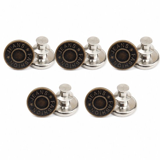 Boutons de jean, lot de 10