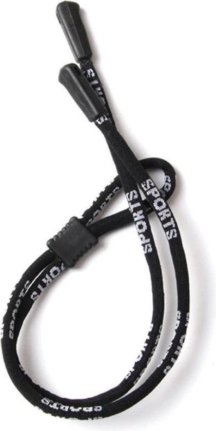 Cordon à lunettes – Cordon à lunettes – Sport – Sports nautiques – Réglable – Noir