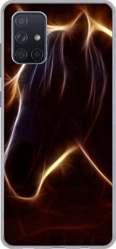 Coque Samsung Galaxy A51 5G – Cheval – Contour – Léger – Siliconen