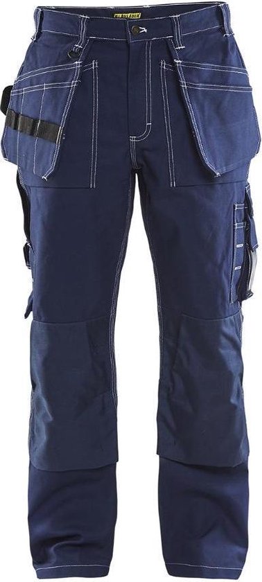 Blaklader Pantalon de travail avec genouillères 15301370 Pantalon de travail Craft (Twill) Bleu marine NL: 44 BE: 38