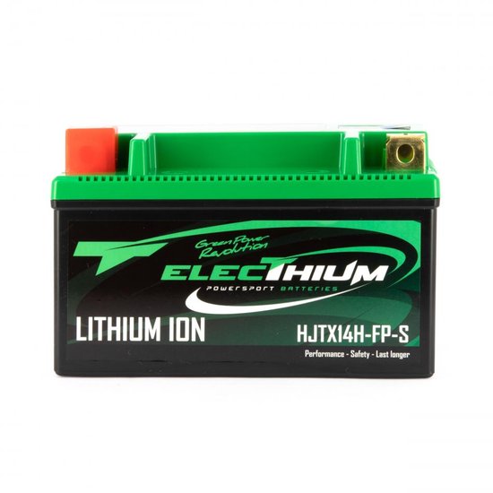 Batterie Lithium Electhium pour Scooter Piaggio 125 VESPA GTS IE SUPER E3 2013 à 2016 HJTX14H-FP-S / YTX14-BS / YTX14H-BS / 12V 4Ah Neuf