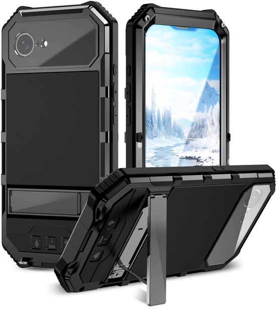 Convient pour Boîtier standard en aluminium robuste et résistant aux chocs Convient pour iPhone 16e