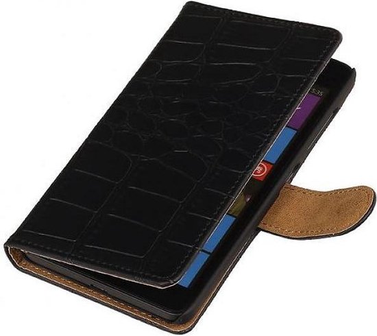 Étui Microsoft Lumia 535 Bookstyle Crocodile Wit