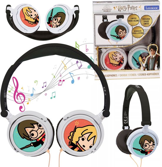 Casque Harry Potter pour enfants, supra-auriculaire, filaire