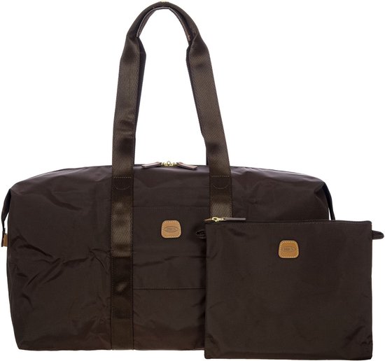 BRIC&rsquo;S Sac de voyage X-Bag Holdall Dufffle Bag Brown Marron foncé