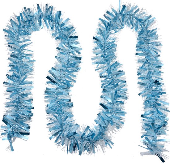Clayre & Eef Guirlande de Noël Guirlande 200 cm Plastique Blauw