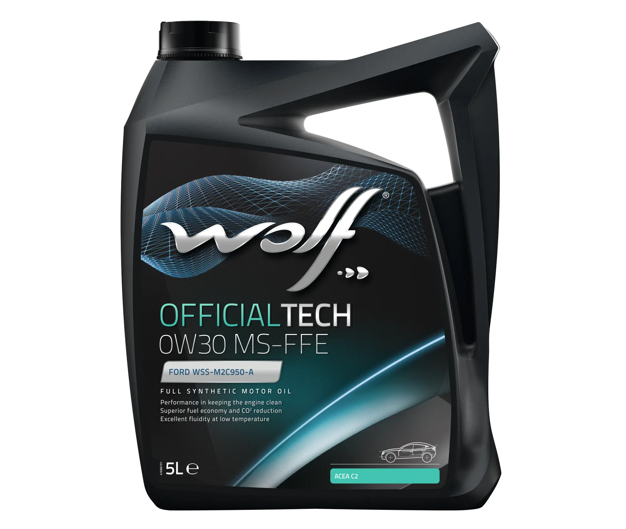 WOLF – Huile moteur OFFICIALTECH 0W30 MS-FFE – Bidon de 5 litres – 8333910