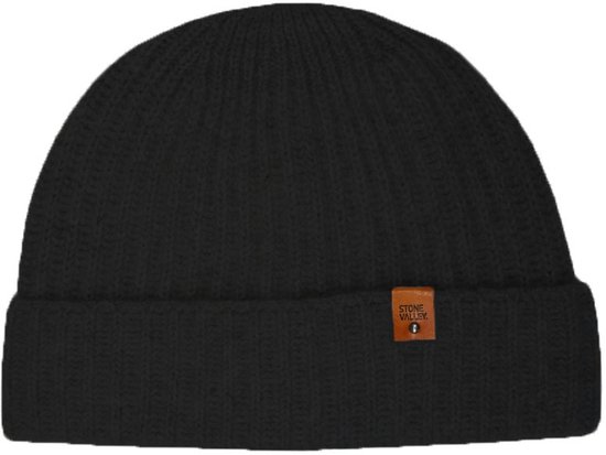 Chapeau en laine noir Stone Valley pour femme