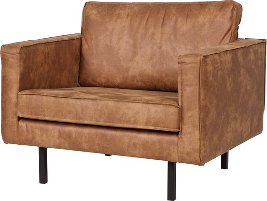 Fauteuil Rodeo BePureHome – Cognac – 85x105x86