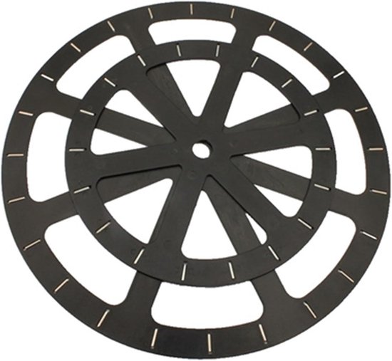 Base pivotante pour chaise – Plaque pivotante – Meubles pivotants – Roulement à billes – 12 pouces – Galvanisé
