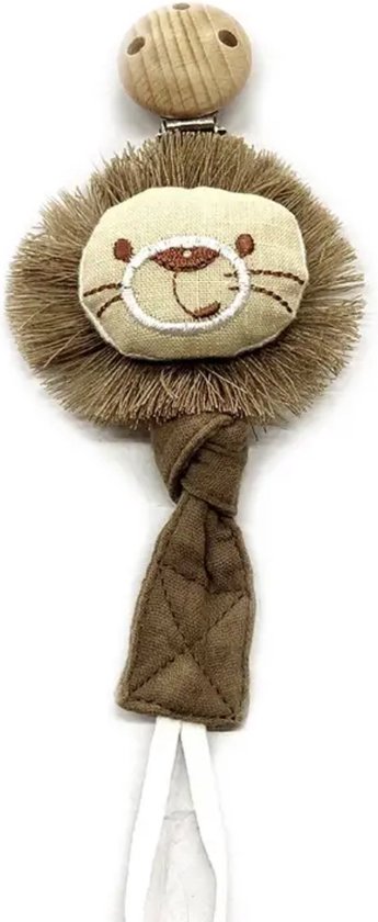 Chaînette pour tétine – Cordon de tétine – Chaînette pour tétine – Lion