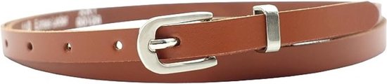 Fana Belts Ceinture étroite pour femme – Cuir véritable – Ceintures étroites en cuir pour femme – Taille 120 – Ceinture pour femme grande taille