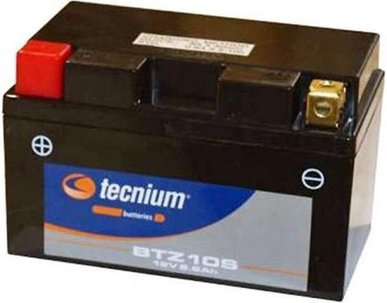 Batterie SLA Tecnium pour Moto Honda 929 Cbr Rr Fireblade 2000 à 2001 YTZ10S / 12V 8.6Ah Neuf