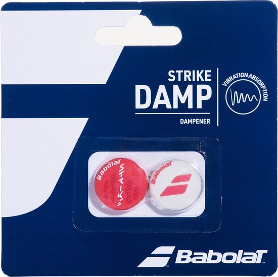 Babolat Strike Vapor – Amortisseurs de Tennis – Wit / Rouge