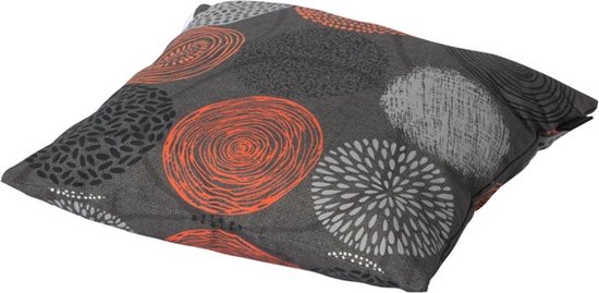 Coussin décoratif Madison Fantasy orange 50x50cm.