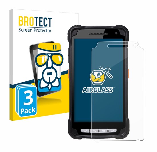 BROTECT – Protecteur d&rsquo;écran pour Point Mobile PM90 – Film de protection en verre transparent (3 pièces)