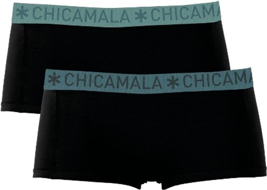 Chicamala – Boxer Short Femme – 2 Pack – Longueur Normale – Sous-vêtements Femme – Lingerie – Boxer – Sous-vêtements – Vêtements – 95% Katoen – Vêtements Femme – Muchachomalo – Taille S