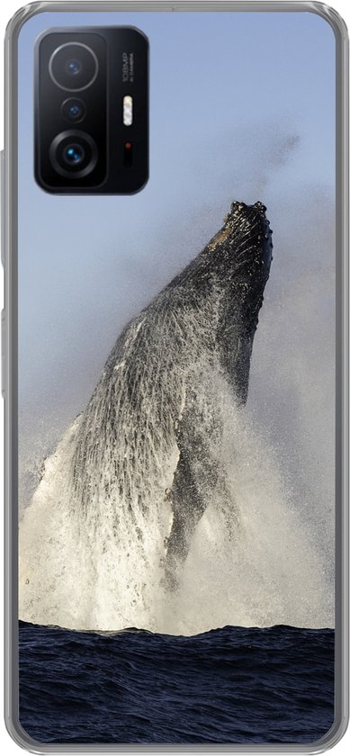Convient pour la coque Xiaomi 11 Lite 5G NE – Baleine – Water – Afrique du Sud – Coque de téléphone en Siliconen