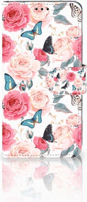Coque Samsung Galaxy S10 Housse Coque pour Roses Papillon