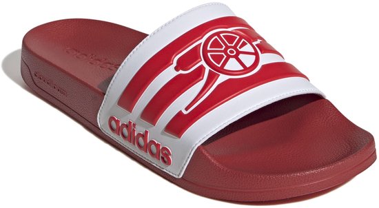 Chaussons Adidas Adilette Arsenal rouge/blanc – Pointure 40,5