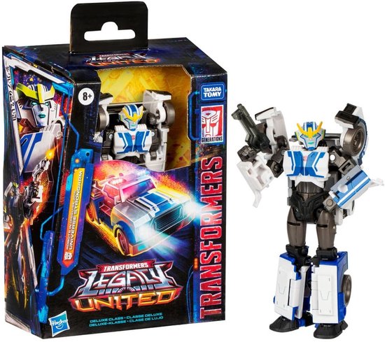 Figurine d&rsquo;action de classe Deluxe Hasbro Generations Legacy United de Transformers Robots in Disguise 2015 Universe Strongarm 14 cm
