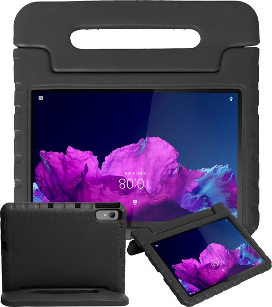Coque Lenovo Tab P11 Plus (1ère génération) Coque Kinder Coque pour Kids Kids Proof – Coque Lenovo Tab P11 Plus (1ère génération) Coque Kinder – Zwart