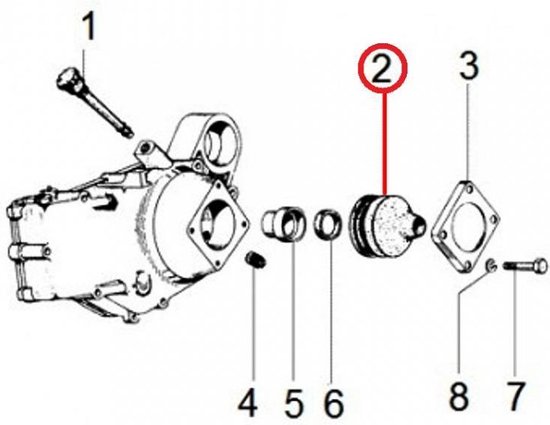 Cardan de transmission RMS pour Auto Piaggio 50 Ape 2009 à 2018 119989 Neuf