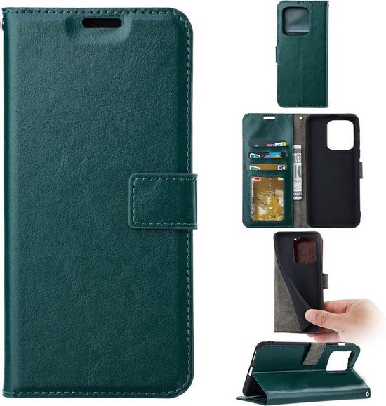 Étui portefeuille Apple iPhone 16 Pro – Vert