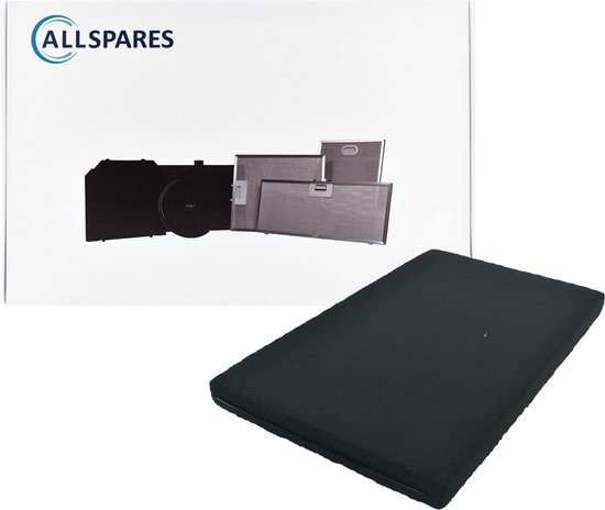 Filtre à charbon AllSpares Longlife pour Hottes aspirantes adapté à Atag ACC928 (280x180x20mm)