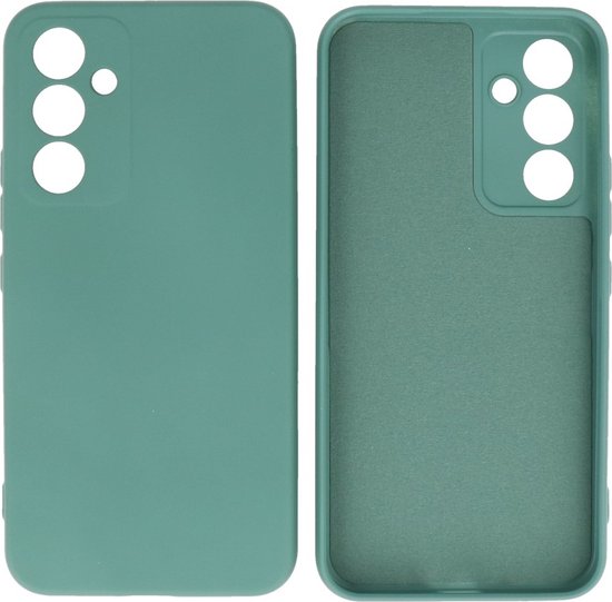 Coque Samsung Galaxy A54 5G – 2,0 mm d&rsquo;épaisseur – Coque arrière Fashion – Coque en Siliconen – Vert foncé