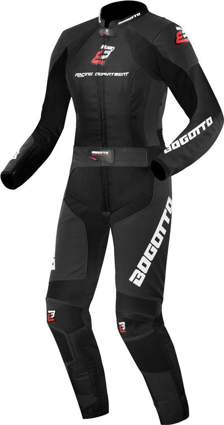 Bogotto Losail Dames Zwart 2-Delig Motorpak – Taille 44 – Racepak