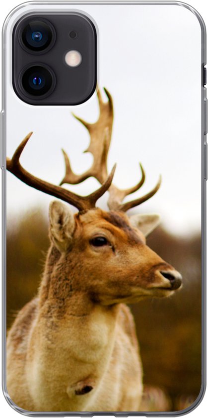 Coque iPhone 12 – Daims – Forêt – Troupeau – Animaux – Nature – Coque de téléphone en Siliconen