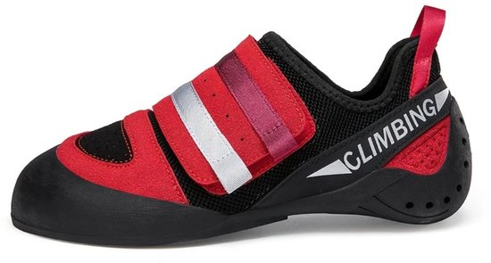 Chaussures pour femmes d&rsquo;escalade Nivard – Chaussures d&rsquo;escalade d&rsquo;escalade – Homme – Femme – Intérieur – Rouge – Pointure 42,5