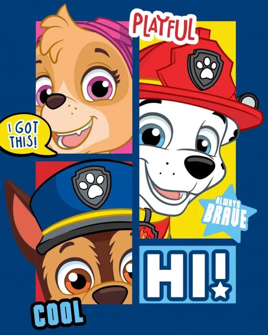 Couverture polaire Paw Patrol 100 x 140 cm