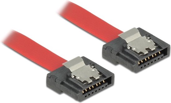 Câbles DeLOCK SATA 0,1m 2xSATAIII
