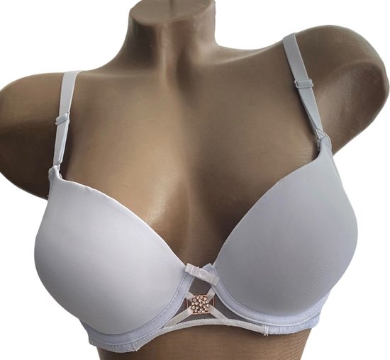 BH orné de dentelle 90C gris