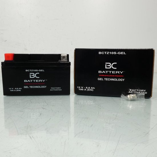 Batterie SLA BC Battery pour Scooter Yamaha 500 T-Max Abs 2008 à 2011 YTZ10S / 12V 8.6Ah Neuf