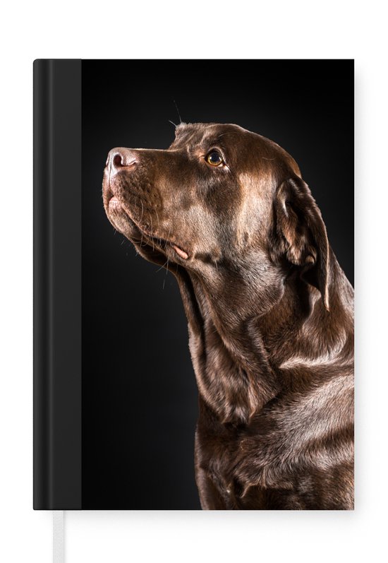 Carnet – Cahier d&rsquo;écriture – Chien – Marron – Portrait – Carnet – Format A5 – Bloc-notes – Cadeaux Sinterklaas – Cadeaux pour enfants – Cadeaux chaussures – Petits cadeaux