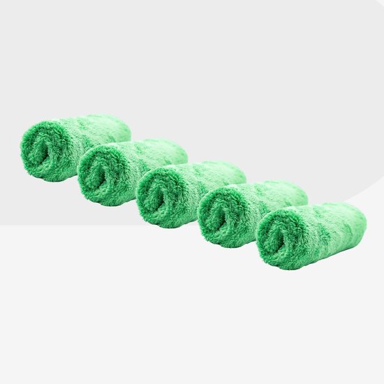 Detailrs Buff towel pack de 5 – Serviette microfibre extra douce – Lavage auto – Car Detailing