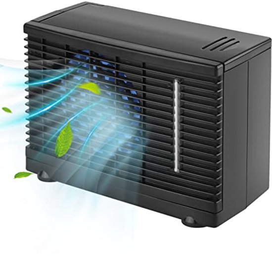 Climatiseur Mini 12V Refroidisseur, Évaporateur Refroidisseur à Eau Ventilateur Automobile, Grille de Ventilation Vitre Automobile Ventilateur Refroidisseur Ajustable, pour Maison Camping 20 x 11 x 15 cm