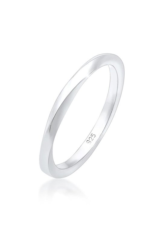 Bagues dames Elli dames torsadées en Argent sterling 925 –