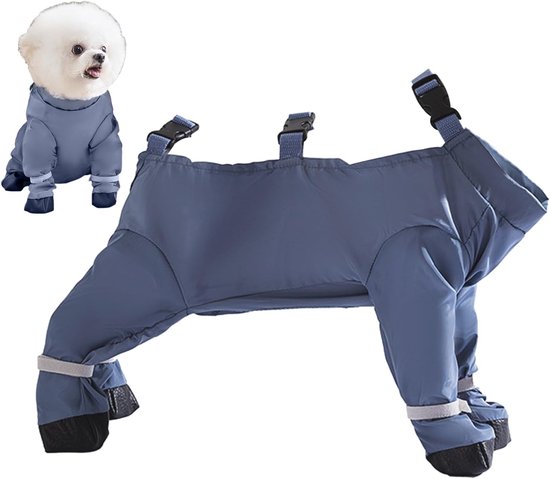 Chaussures imperméables pour chien Taille M avec bandes ajustables – Petites chaussures de protection contre la saleté et l&rsquo;humidité pour petits et moyens chiens – Idéal pour les promenades en plein air, les sports et l&rsquo;usage quotidien