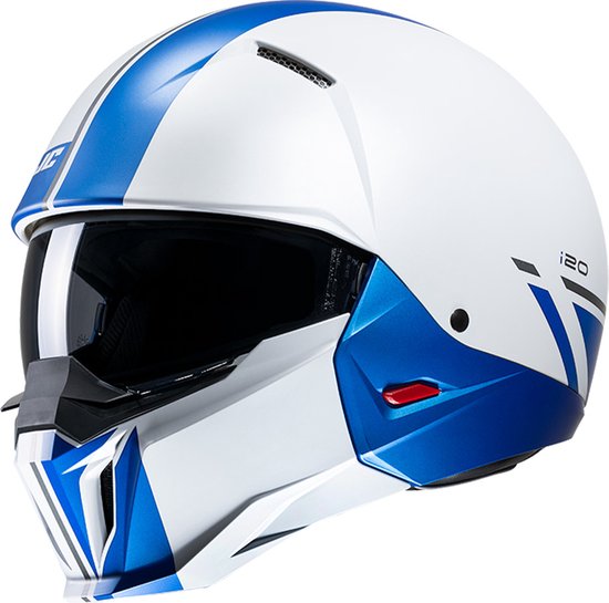 Casque Jet Hjc I20 Batol Wit Blauw MC2SF Taille S